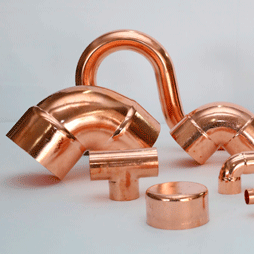 Отвод медный краткий 90° двухраструбный 22 мм (⅞)